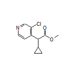 Methyl 2-(3-Chloropyridin-4-yl)-2-cyclopropylacetate