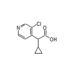 2-(3-Chloropyridin-4-yl)-2-cyclopropylacetic Acid