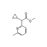 Methyl 2-Cyclopropyl-2-(6-methylpyridin-2-yl)acetate