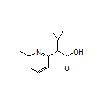 2-Cyclopropyl-2-(6-methylpyridin-2-yl)acetic Acid