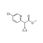 Methyl 2-(5-Chloropyridin-2-yl)-2-cyclopropylacetate