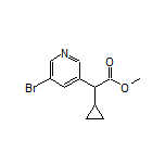 Methyl 2-(5-Bromopyridin-3-yl)-2-cyclopropylacetate