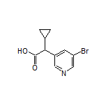 2-(5-Bromopyridin-3-yl)-2-cyclopropylacetic Acid