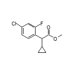 Methyl 2-(4-Chloro-2-fluorophenyl)-2-cyclopropylacetate