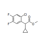 Methyl 2-(2-Chloro-4,5-difluorophenyl)-2-cyclopropylacetate