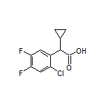 2-(2-Chloro-4,5-difluorophenyl)-2-cyclopropylacetic Acid