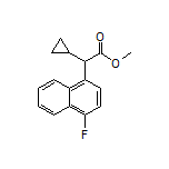 Methyl 2-Cyclopropyl-2-(4-fluoronaphthalen-1-yl)acetate