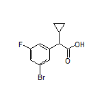 2-(3-Bromo-5-fluorophenyl)-2-cyclopropylacetic Acid