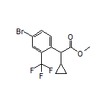 Methyl 2-[4-Bromo-2-(trifluoromethyl)phenyl]-2-cyclopropylacetate