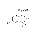 2-[4-Bromo-2-(trifluoromethyl)phenyl]-2-cyclopropylacetic Acid