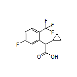 2-Cyclopropyl-2-[5-fluoro-2-(trifluoromethyl)phenyl]acetic Acid