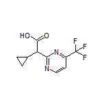 2-Cyclopropyl-2-[4-(trifluoromethyl)-2-pyrimidinyl]acetic Acid