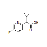 2-Cyclopropyl-2-(5-fluoropyridin-2-yl)acetic Acid