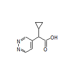 2-Cyclopropyl-2-(4-pyridazinyl)acetic Acid