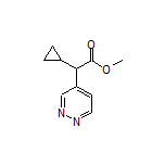 Methyl 2-Cyclopropyl-2-(4-pyridazinyl)acetate