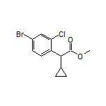 Methyl 2-(4-Bromo-2-chlorophenyl)-2-cyclopropylacetate