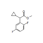 Methyl 2-Cyclopropyl-2-(2-fluoro-5-iodophenyl)acetate