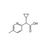 2-Cyclopropyl-2-(5-methylpyridin-2-yl)acetic Acid