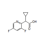 2-Cyclopropyl-2-(3,5-difluoropyridin-2-yl)acetic Acid