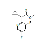 Methyl 2-Cyclopropyl-2-(3,5-difluoropyridin-2-yl)acetate