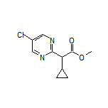 Methyl 2-(5-Chloropyrimidin-2-yl)-2-cyclopropylacetate