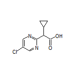 2-(5-Chloropyrimidin-2-yl)-2-cyclopropylacetic Acid