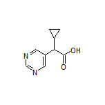 2-Cyclopropyl-2-(5-pyrimidinyl)acetic Acid