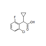 2-(2-Chloro-6-fluorophenyl)-2-cyclopropylacetic Acid