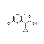 2-(5-Chloro-2-fluorophenyl)-2-cyclopropylacetic Acid