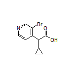 2-(3-Bromopyridin-4-yl)-2-cyclopropylacetic Acid