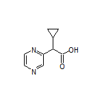 2-Cyclopropyl-2-(2-pyrazinyl)acetic Acid