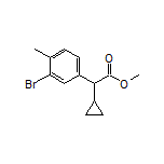 Methyl 2-(3-Bromo-4-methylphenyl)-2-cyclopropylacetate