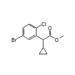 Methyl 2-(5-Bromo-2-chlorophenyl)-2-cyclopropylacetate