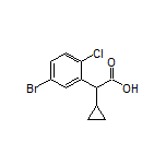 2-(5-Bromo-2-chlorophenyl)-2-cyclopropylacetic Acid