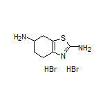 4,5,6,7-Tetrahydrobenzo[d]thiazole-2,6-diamine Dihydrobromide