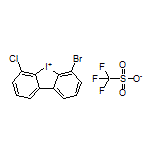 4-Bromo-6-chlorodibenzo[b,d]iodol-5-ium Trifluoromethanesulfonate