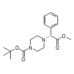 Methyl (R)-2-(4-Boc-piperazin-1-yl)-2-phenylacetate