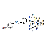 Benzyl(4-hydroxyphenyl)(methyl)sulfonium Trifluorotris(perfluoroethyl)phosphate(V)