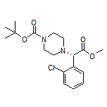 Methyl (S)-2-(4-Boc-piperazin-1-yl)-2-(2-chlorophenyl)acetate