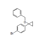 1-[1-(Benzyloxy)cyclopropyl]-4-bromobenzene