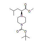 Methyl (S)-2-(4-Boc-piperazin-1-yl)-4-methylpentanoate