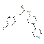 N-([3,4’-Bipyridin]-6-yl)-3-(4-chlorophenyl)propanamide