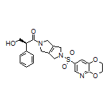 (S)-1-[5-[(2,3-Dihydro-[1,4]dioxino[2,3-b]pyridin-7-yl)sulfonyl]-5,6-dihydropyrrolo[3,4-c]pyrrol-2(1H,3H,4H)-yl]-3-hydroxy-2-phenyl-1-propanone