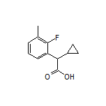 2-Cyclopropyl-2-(2-fluoro-3-methylphenyl)acetic Acid