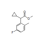 Methyl 2-Cyclopropyl-2-(5-fluoro-2-methylphenyl)acetate