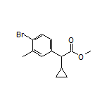 Methyl 2-(4-Bromo-3-methylphenyl)-2-cyclopropylacetate