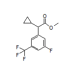 Methyl 2-Cyclopropyl-2-[3-fluoro-5-(trifluoromethyl)phenyl]acetate