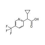 2-Cyclopropyl-2-[5-(trifluoromethyl)-2-pyridyl]acetic Acid