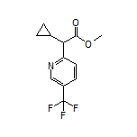 Methyl 2-Cyclopropyl-2-[5-(trifluoromethyl)-2-pyridyl]acetate