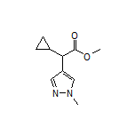 Methyl 2-Cyclopropyl-2-(1-methyl-4-pyrazolyl)acetate